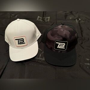 TB12 x Melin Collab White Hydro A-Game / Black Camo Classic Hats NWT New W/Tags